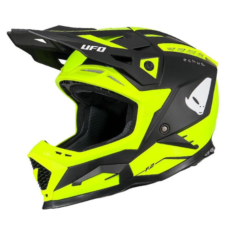 UFO Echus Helmet - Neon Yellow / Black