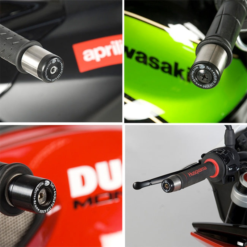Bar End Sliders for BMW F850GS 22- F850GSA 19- R&G (BE0205BK)