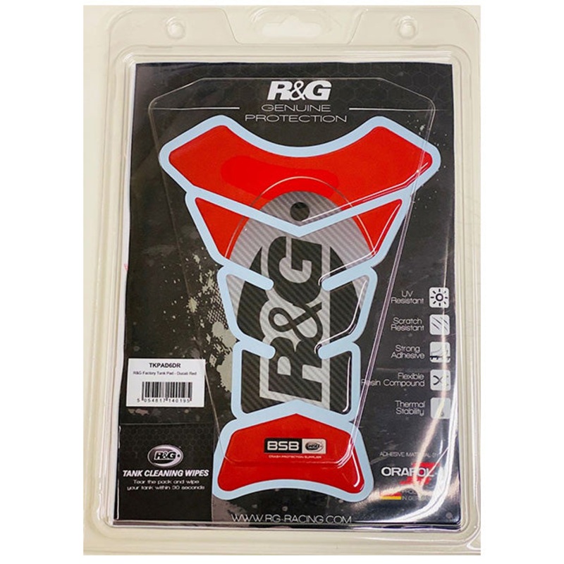 R&G Factory Tank Pad Ducati red R&G (TKPAD6DR)