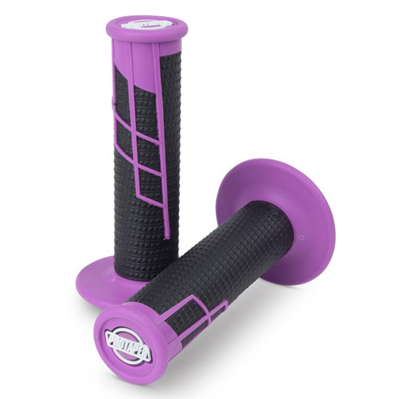 Lock On Grips 1/2 Waffle Neon Purple/Black Protaper (PT021659)