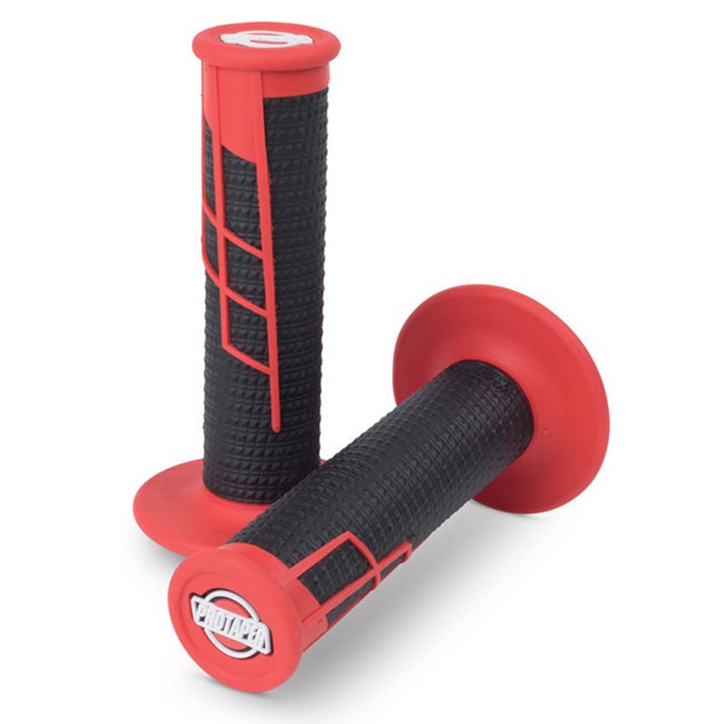 Lock On Grips 1/2 Waffle Red/Black Protaper (PT021662)