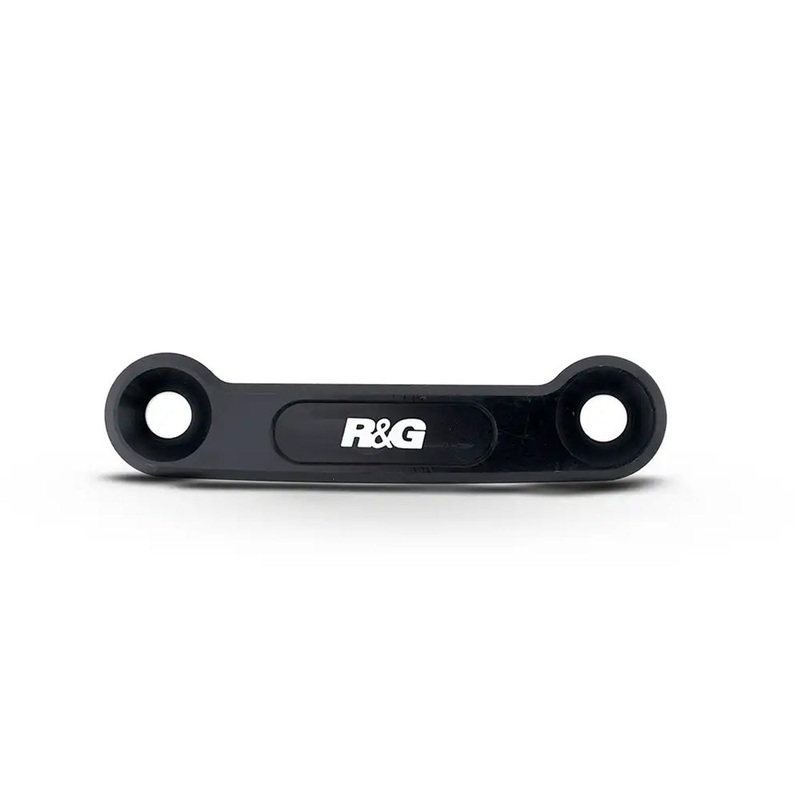Rear Footrest Blacking Plate Hornet/Transalp 23- (BLP0134BK)