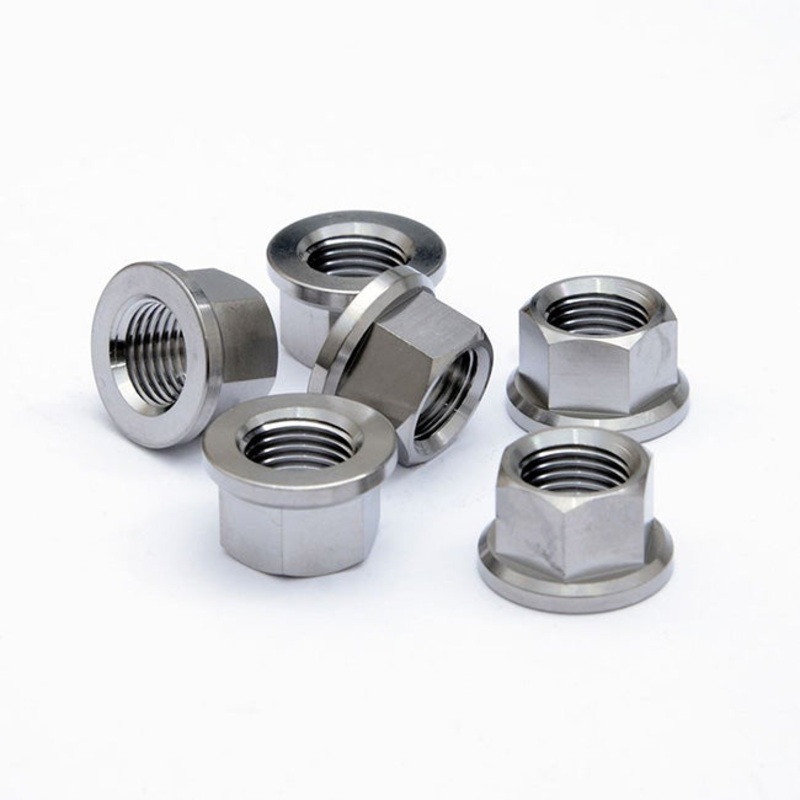 Titanium Sprocket Nuts M12x1.25 (5 piece set) Ti R&G (RGN04)