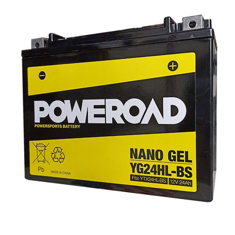 YG24HL-BS NonDG NanoGel Battery Poweroad. Alt: EYTX24HLBS- Y50N18LA3PK (CYG24HLBS)