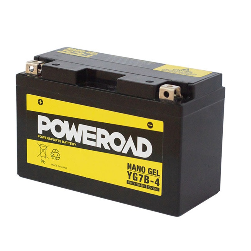 YG7B-4 Non-DG Nano Gel Battery Poweroad. Alt: YT7BBS ^ (CYG7B4)