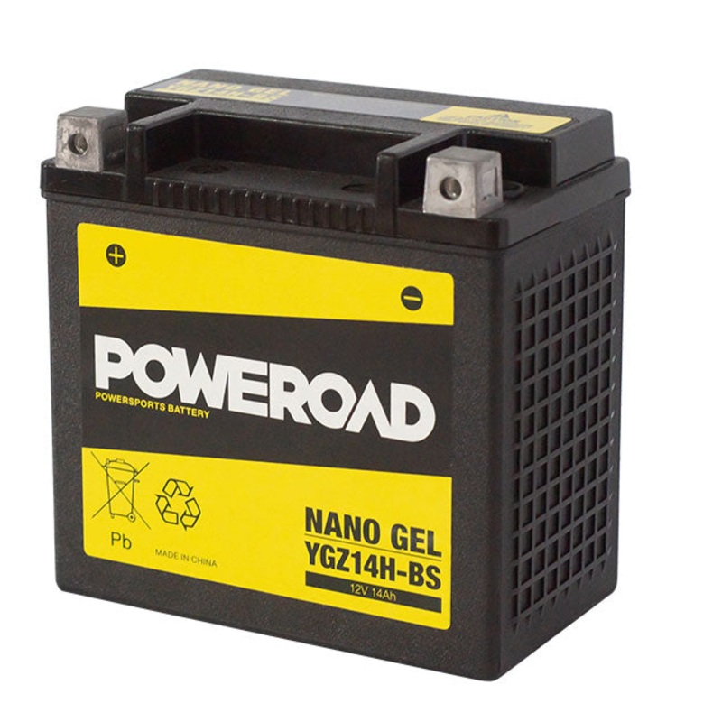 YGZ14H-BS Non-DG Nano Gel Battery Poweroad (CYGZ14HBS)