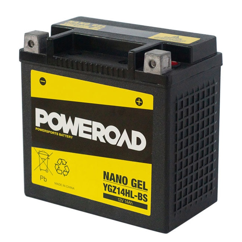 YGZ14HL-BS Non-DG Nano Gel Battery Poweroad (CYGZ14HLBS)