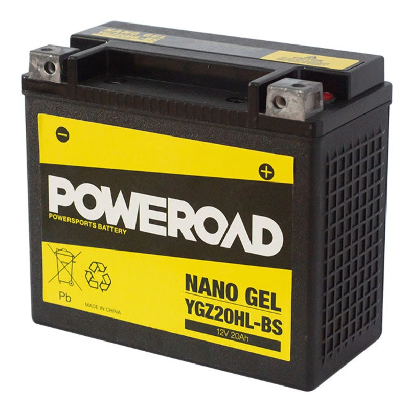 YGZ20HL-BS Non-DG Nano Gel Battery Poweroad ^ (CYGZ20HLBS)