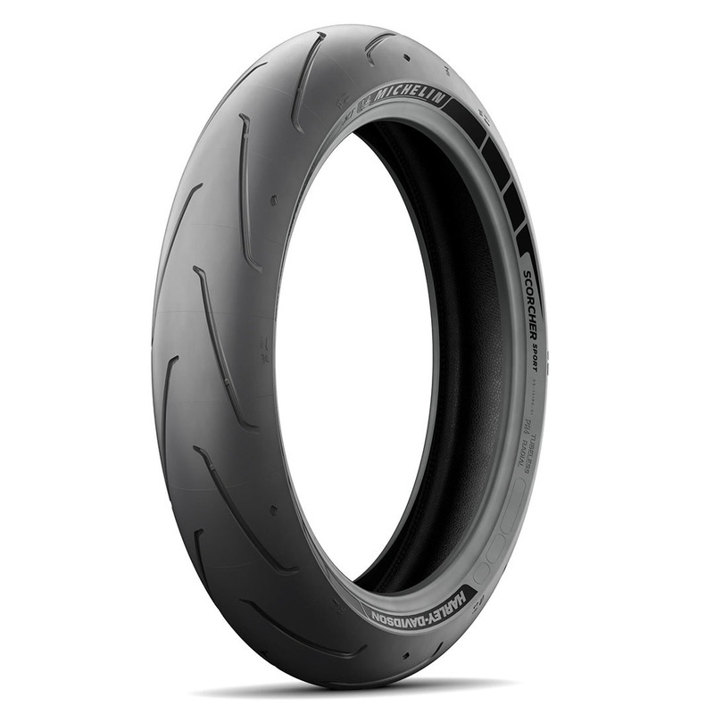 120/70-17 ZR Radial 58W Scorcher Sport Harley TL F Michelin (M1712070SSPF)