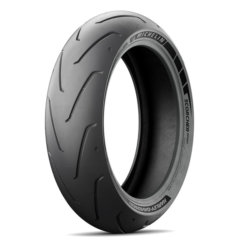 180/55-17 ZR Radial 73W Scorcher Sport Harley TL R Michelin (M1718055SSPR)