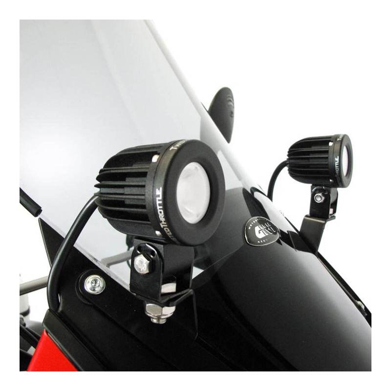 Denali Dashboard-Mount Light Brackets (08-) Kawasaki KLR650E