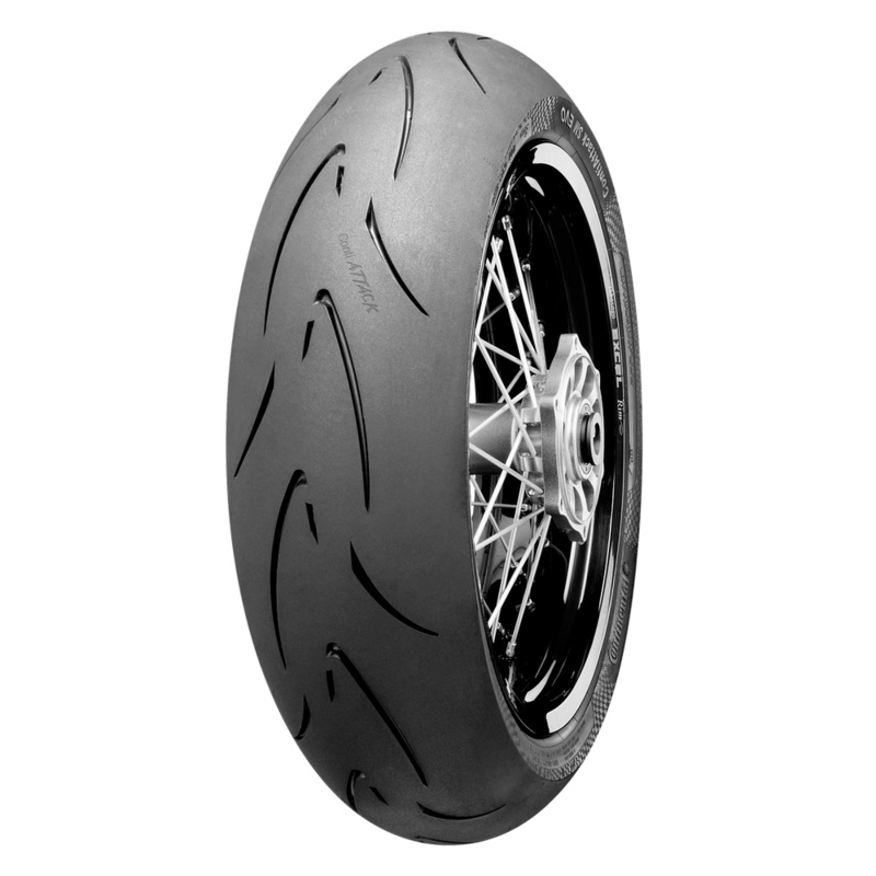 **150/60-17 R 66H ContiAttackSM EVO Tyre TL Rear Continental (C1715060SMEVO)