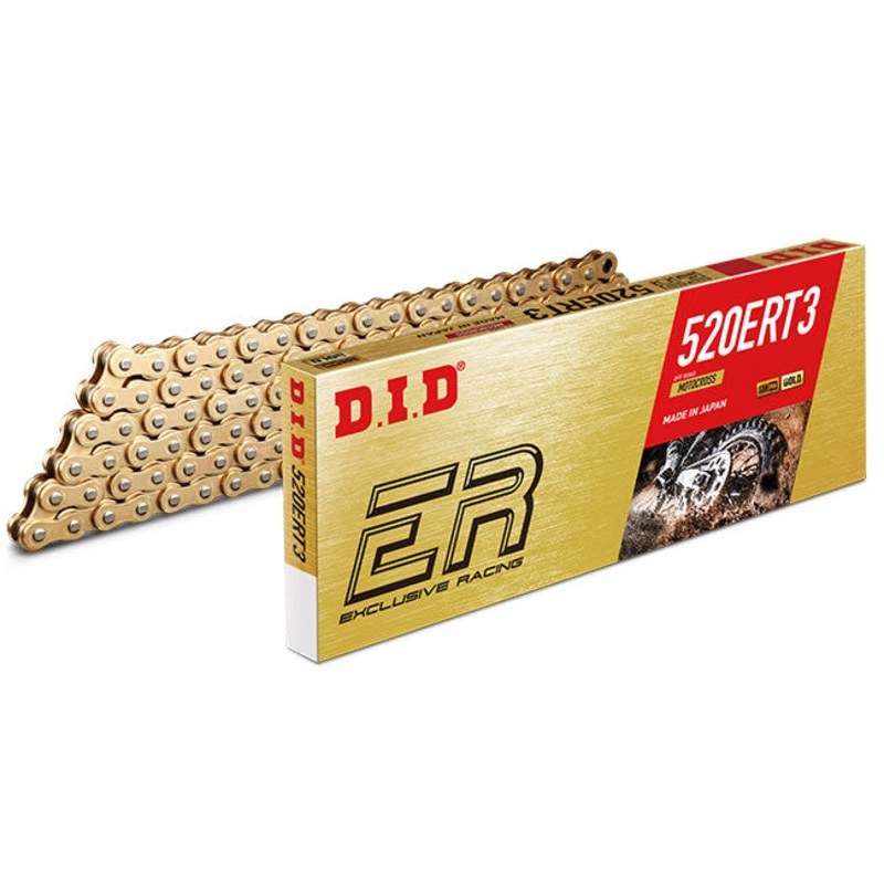 520ERT3 x 116RB G&G MX Race chain w/ RJ clip link DID (520ERT3116G)