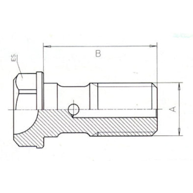 B & H Standard - Banjo bolt - milled