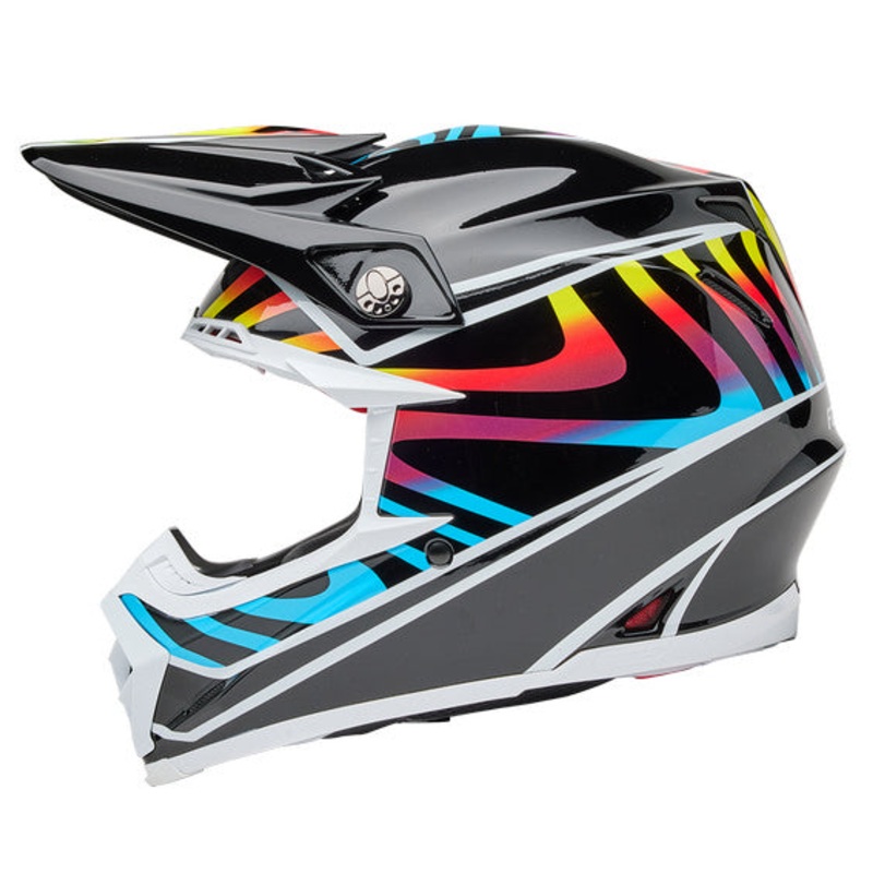 Bell MOTO-9S FLEX Drift Gloss Black/Multi
