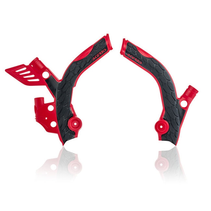 I X-Grip Frame Guards Red/Black Beta Acerbis Indent Only (22894.349)