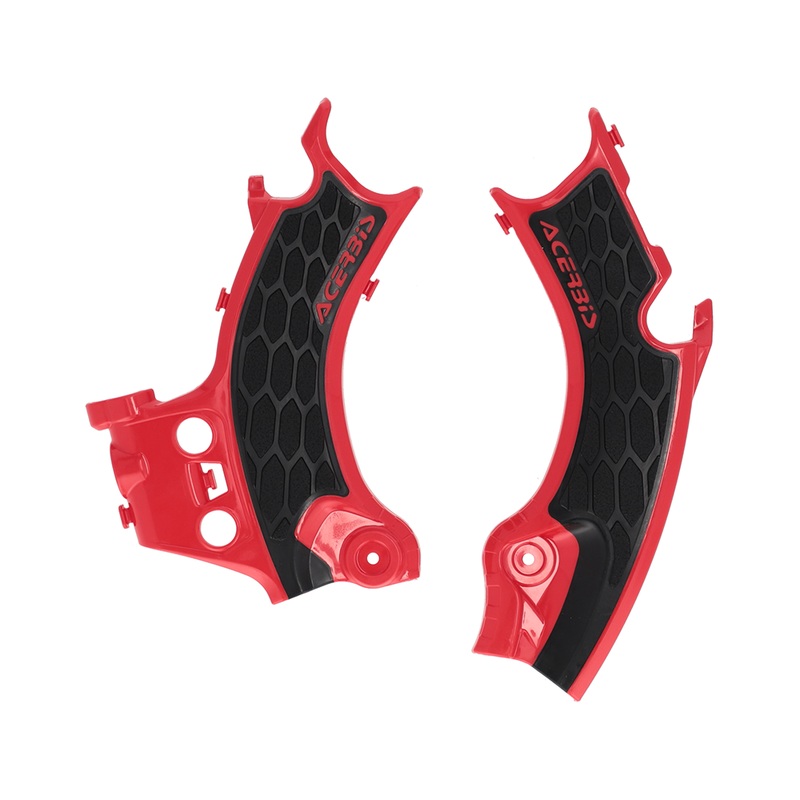 X-Grip Frame Guards Red/Black CRF250-450R/RX 25- Acerbis (26618.349)