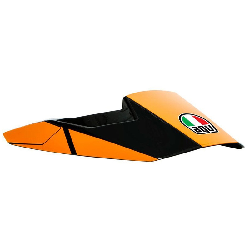 AGV AX9 PEAK [TRAIL GUNMETAL/ORANGE]