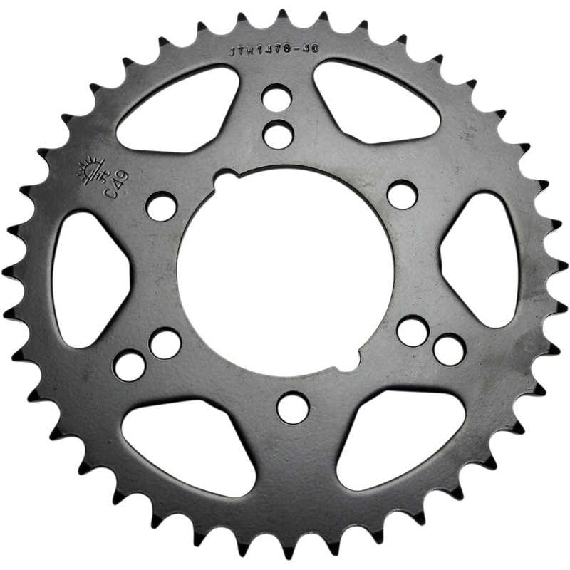 JT SPROCKETS JTR1478-40 JTR1478.40 Steel Rear Sprocket Sprocket - Rear - Polaris - 40-Tooth