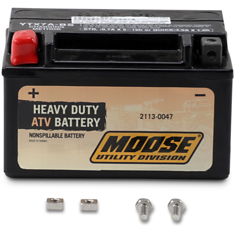 MOOSE OFFROAD 2113-0047 MOOM72X7A Factory-Activated AGM Maintenance-Free Battery AGM Battery - YTX7A