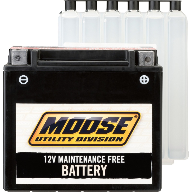 MOOSE OFFROAD 2113-0225 MTX4L-BS AGM Maintenance-Free Battery AGM Battery - YTX4L-BS