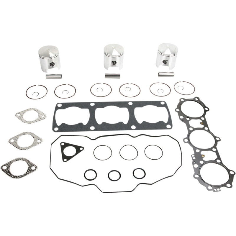 WISECO SK1169 SK1169 Piston Kit with Gaskets Piston Kit with Gasket - 66.00 mm - Fuji Engine Type - Polaris