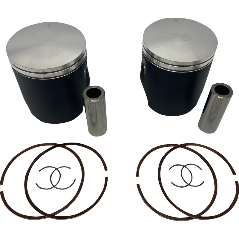 WOSSNER 0910-6335 K7053DA-2 Piston Kit for 2 Stroke Piston Kit - 71.86 mm - Ski Doo