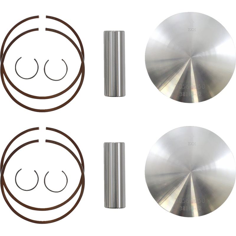 WOSSNER 0910-6339 K7056D050-2 Piston Kit for 2 Stroke Piston Kit - 78.38 mm - Ski Doo