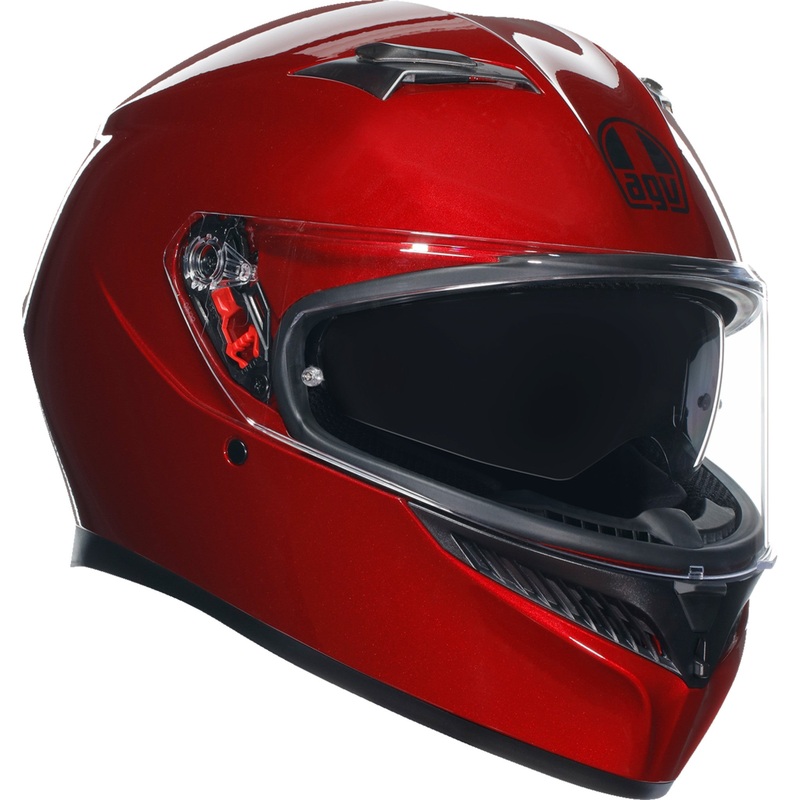AGV 0101-15536 2118381004016M K3 Mono Helmet K3 Helmet - Competizione Red - Medium