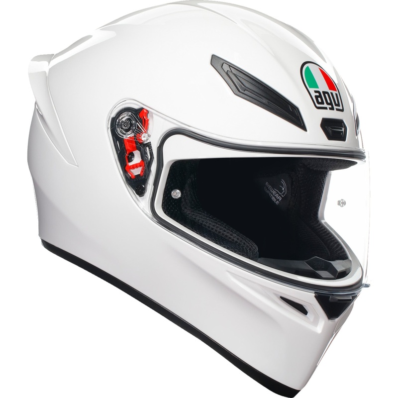 AGV 0101-15646 2118394003028M K1 S Solid Helmet K1 S Helmet - White - Medium