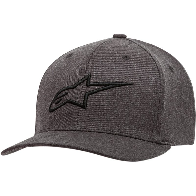 ALPINESTARS 2501-2945 1017810101910SM Ageless Curve Hat heather charcoal/ black - small/medium