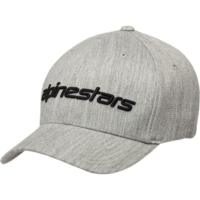 ALPINESTARS 2501-3610 1230810051126SM Linear Hat heather gray/black - small/medium