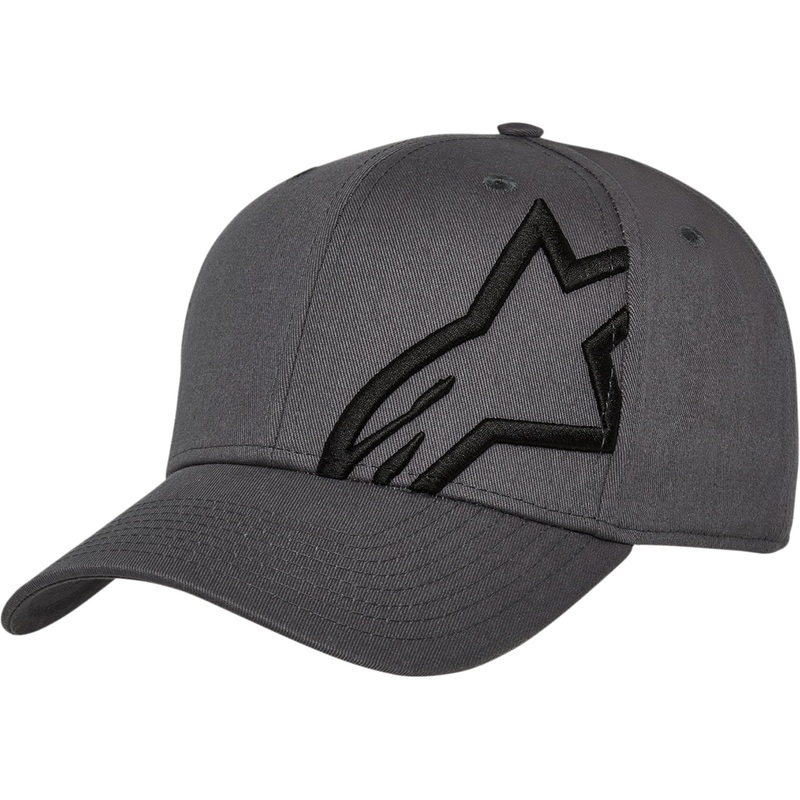 ALPINESTARS 2501-3728 1211810091810OS Corp Snap 2 Hat charcoal/black - one size
