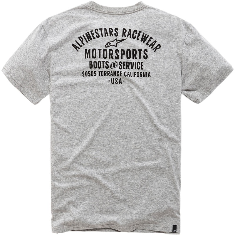 ALPINESTARS 3030-18918 1210730001026L Service Premium Pocket T-Shirt heather gray - large