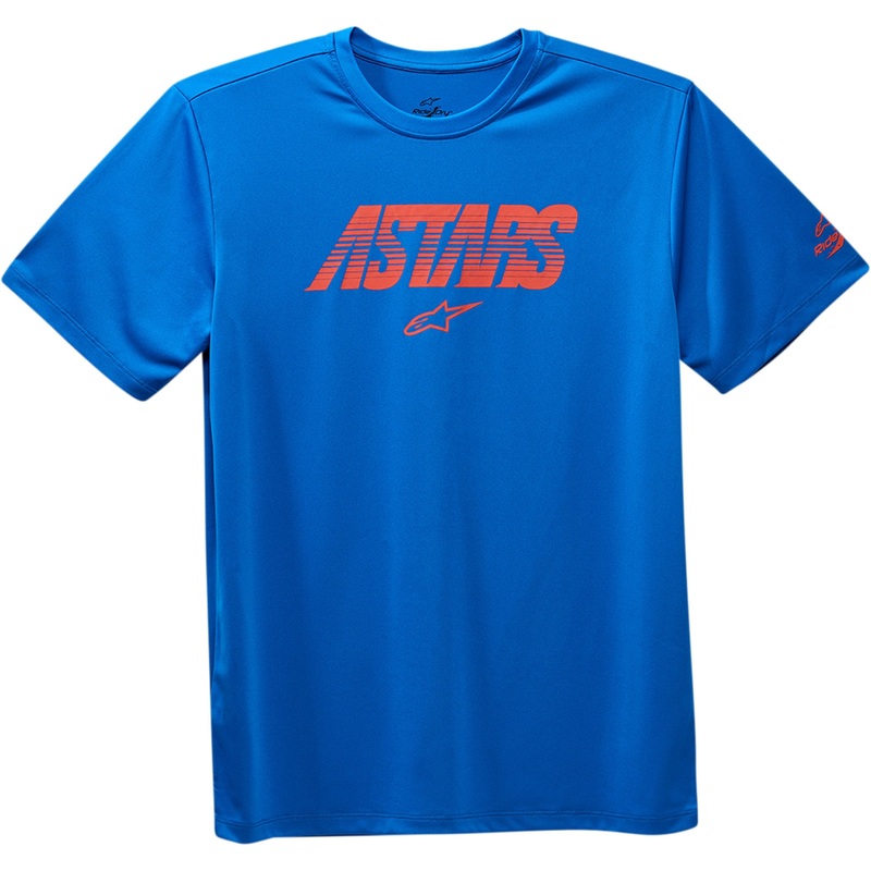 ALPINESTARS 3030-19421 121073220760XL Tech Angle Premium T- Shirt Tech Angle Premium T-Shirt - Bright Blue - XL