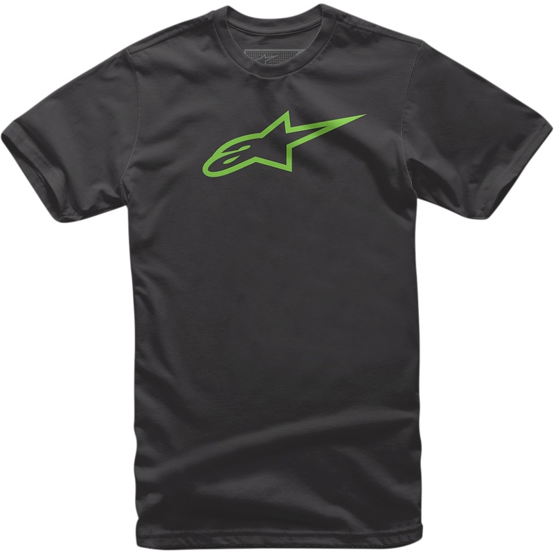 ALPINESTARS 3030-20750 1032720301060XL Ageless Classic T-Shirt Ageless T-Shirt - Black/Green - XL