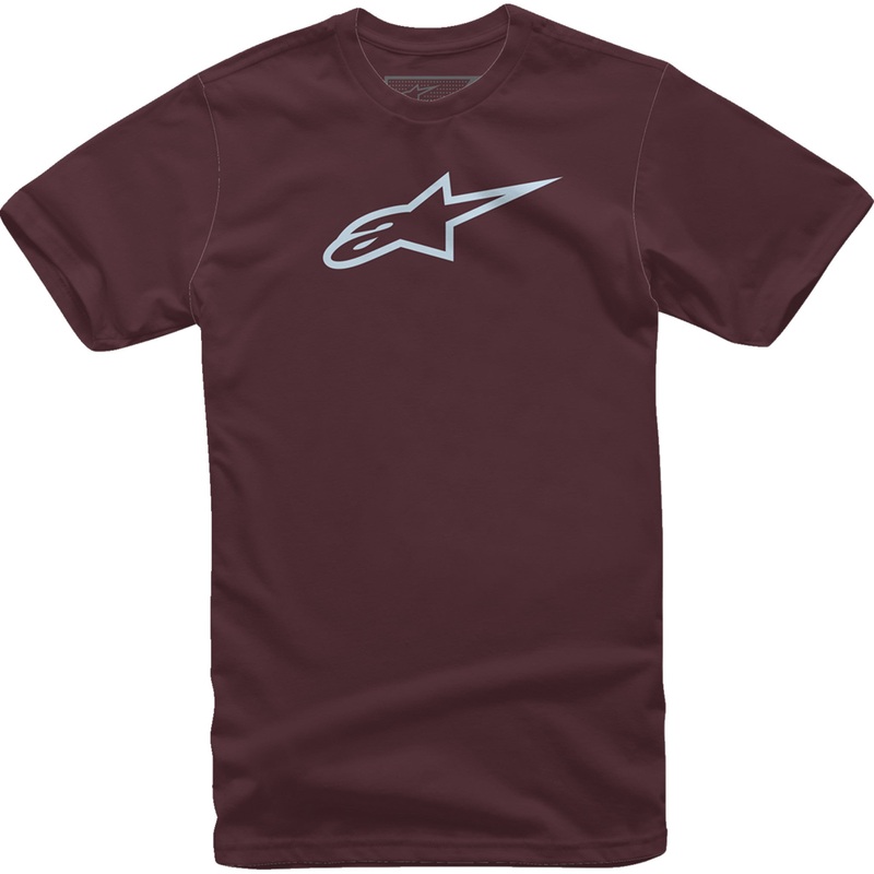 ALPINESTARS 3030-23190 1032720309067M Ageless Classic T-Shirt Ageless T-Shirt - Maroon/Mist - Medium