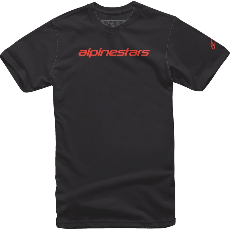 ALPINESTARS 3030-23197 12127202015232X Linear Wordmark T-Shirt black/warm red - 2xl