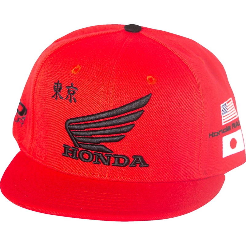 D'COR VISUALS 2501-4187 70-136-1 Honda Factory Hat red - one size