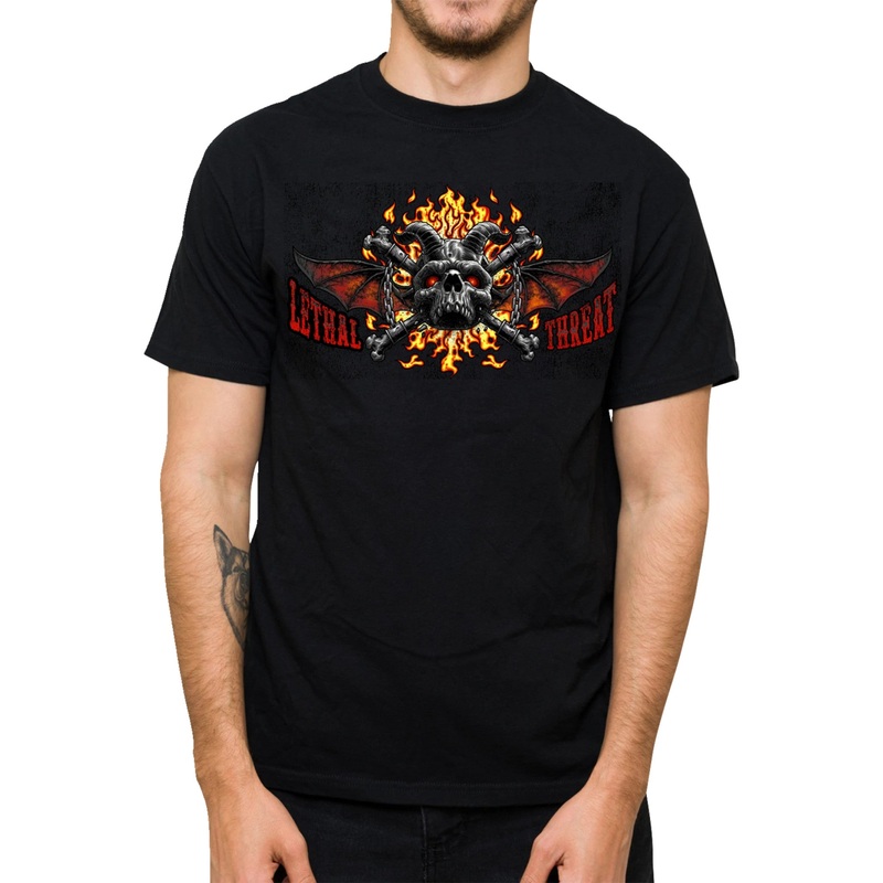 LETHAL THREAT 3030-22766 LT20901XXL Hell Was Full T-Shirt black - 2xl