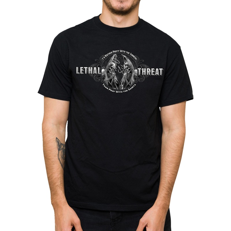 LETHAL THREAT 3030-22793 LT20905XL Party with the Sinners T-Shirt black - xl