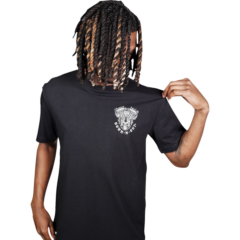 LETHAL THREAT 3030-22823 DT10046S Down-N-Out Shove It T-Shirt black - small