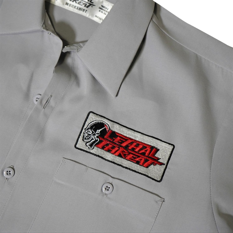 LETHAL THREAT 3040-3266 DG60163-4XL High Compression Pistons Shop Shirt gray - 4xl