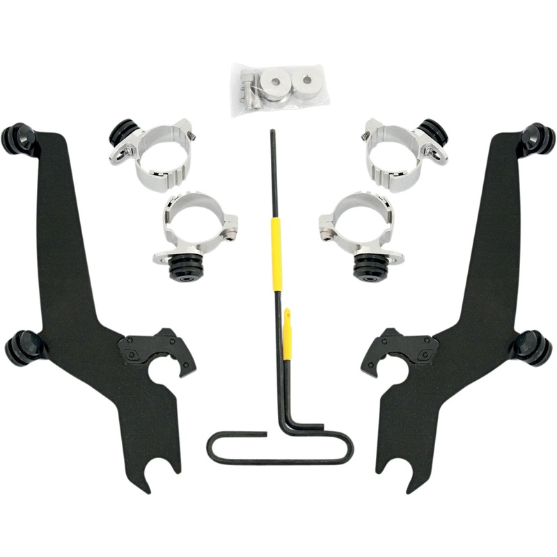 MEMPHIS SHADES 2321-0281 MEB8916 No-Tool Trigger-Lock Mount Kit for Sportshield Trigger Lock Sportshield Mounting Kit - Wide - Black