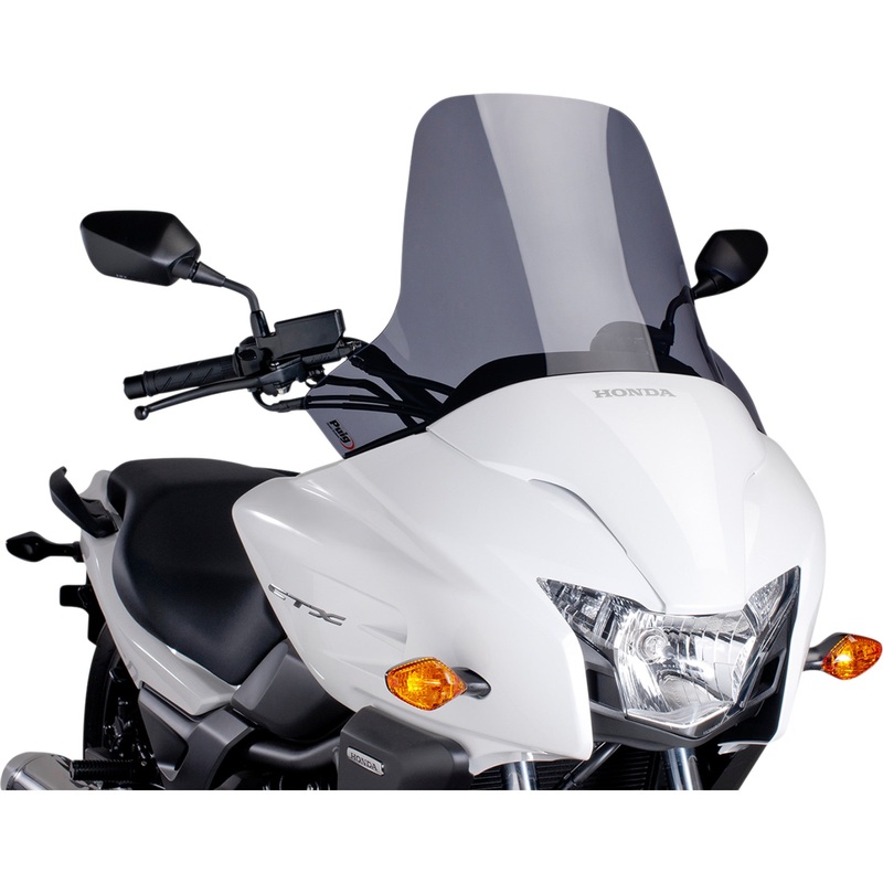 PUIG HI-TECH PARTS 2301-2453 7227F Touring Windscreen 20" - dark smoke - honda