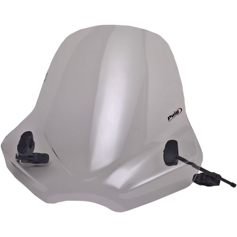 PUIG HI-TECH PARTS 2301-2601 5267H Touring II Windshield New Generation Windscreen - 18-7/8" - Smoke