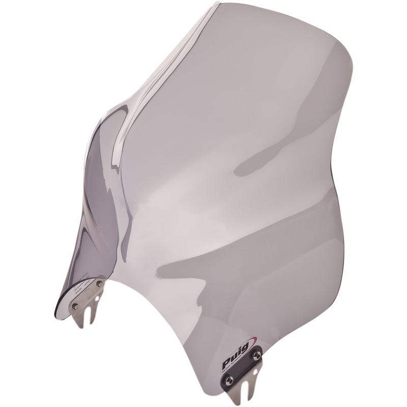 PUIG HI-TECH PARTS 2301-2608 1309H Windshield Top Modelo Windscreen - 15-3/8" - Smoke