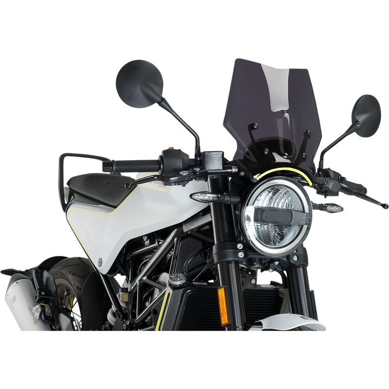 PUIG HI-TECH PARTS 2301-2768 9702F New Generation Windscreen 12-1/2" - dark smoke - husqvarna