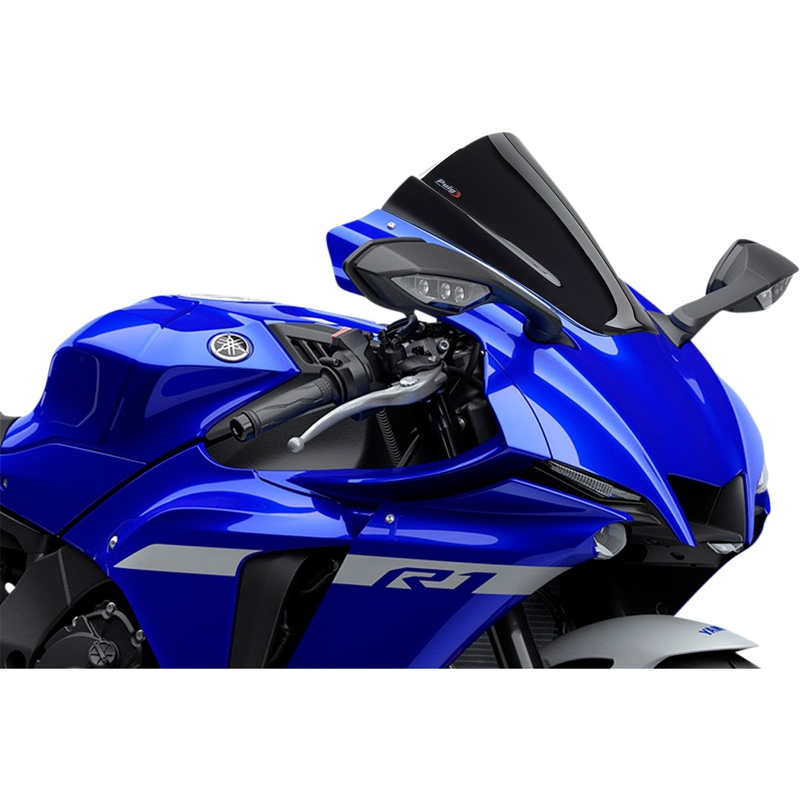 PUIG HI-TECH PARTS 2301-2989 3826N Z-Racing Windscreen Race Windscreen - 13-1/4" - Black - YZF-R1