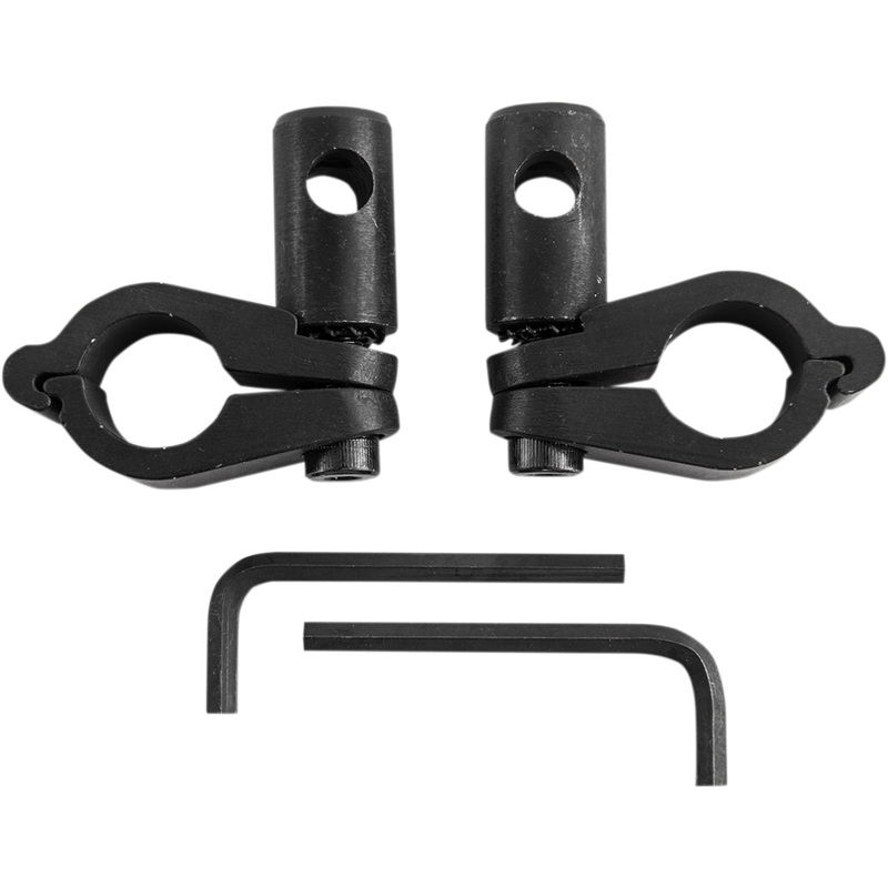 SLIPSTREAMER S78-C S-7/8-C Tombstone Windshield Handlebar Clamp Kit Round Bar Clamp Kit - 7/8"